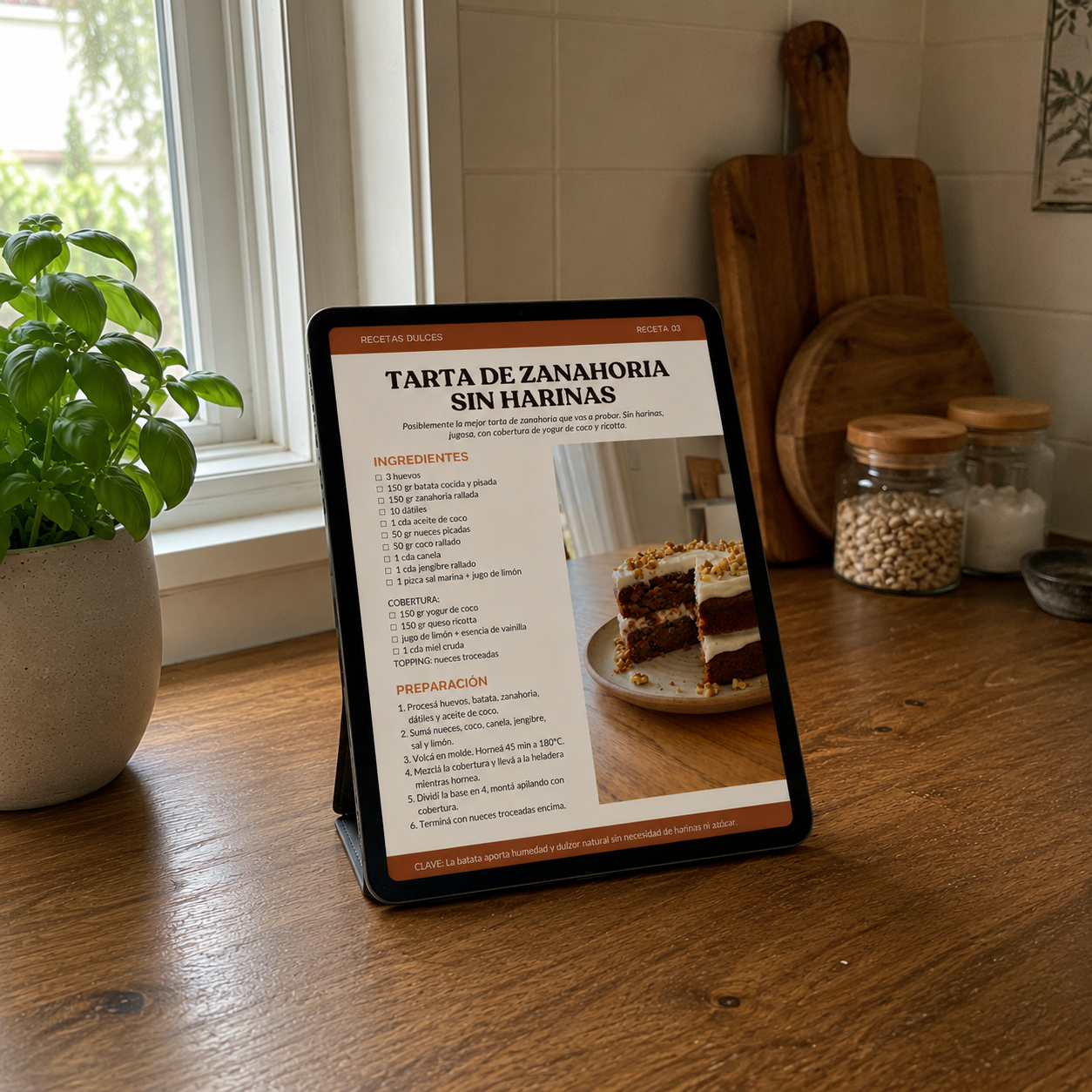 Vista previa del ebook Comida Real Ya en tablet